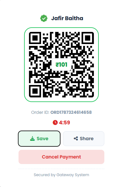 UPI Payment Gateway Script